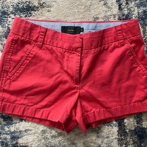 J. Crew Chino Shorts - Pink